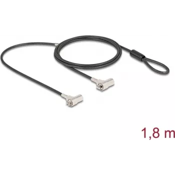 Kabelslot Navilock 20936 zwart zilver 1,8 m