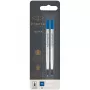 PARKER rollerbalvulling 2-pack M blauw blister