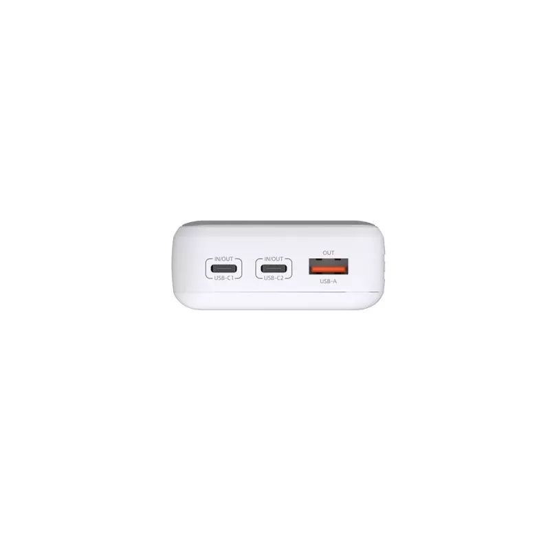 Powerbank D-Link DPP-201 — 20000 mAh, 1× USB-A, 2× USB-C, wit