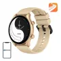 Zeblaze Btalk 3 Plus smartwatch, goud