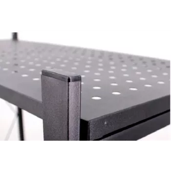 Opbergrek voor tuingereedschap Top e shop Rack FS004 — vrijstaand gegalvaniseerd staal, 720×340×1270 mm, draagvermogen 50 kg