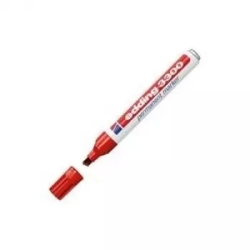 Permanentmarker Bullet Tip Edding 3300 rood
