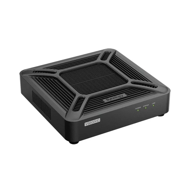 Netwerk-bewakingsserver Synology VS600HD, Gigabit Ethernet, 600 fps, 4K (3840×2160), 2×HDMI, 2×USB-A, audio in/uit