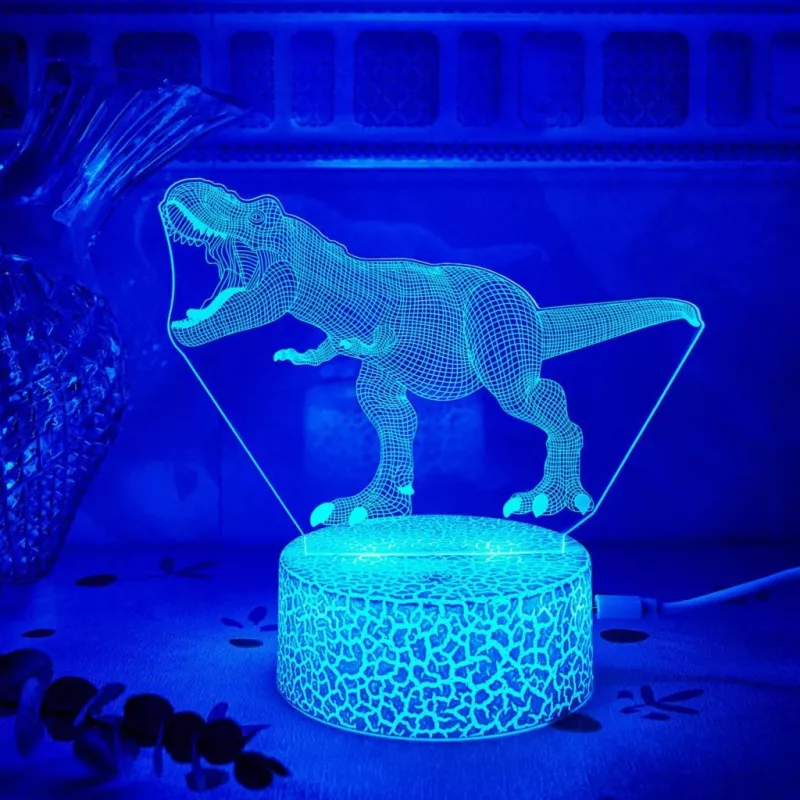 Tafel-LED-lamp MANTA SNL117RGB RGB 3D-dinosauruslicht-decoratie