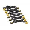 APC stroomkabelset (6 st.), vergrendelbaar, C13 naar C14 (90°-haaks), 1,2 m