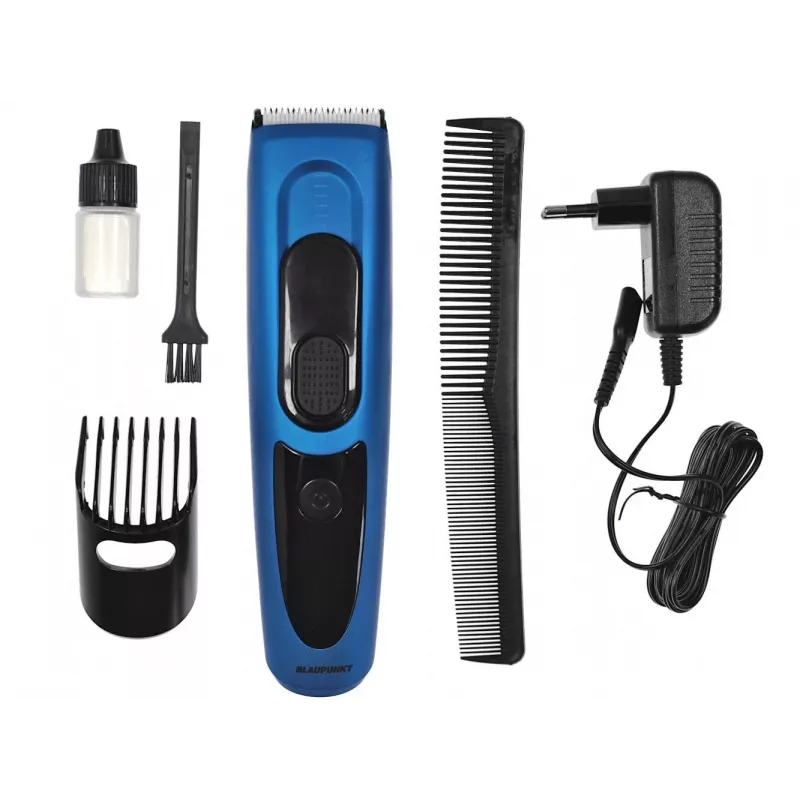 Haartrimmer BLAUPUNKT HCC401 — verstelbaar 3–24 mm, oplaadbaar, zwart/blauw