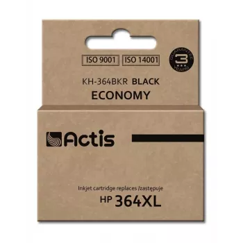 Inktpatroon ACTIS KH-364BKR compatibel voor HP 364XL zwart, 20 ml pigmentinkt, standaardcapaciteit, 550 pagina's