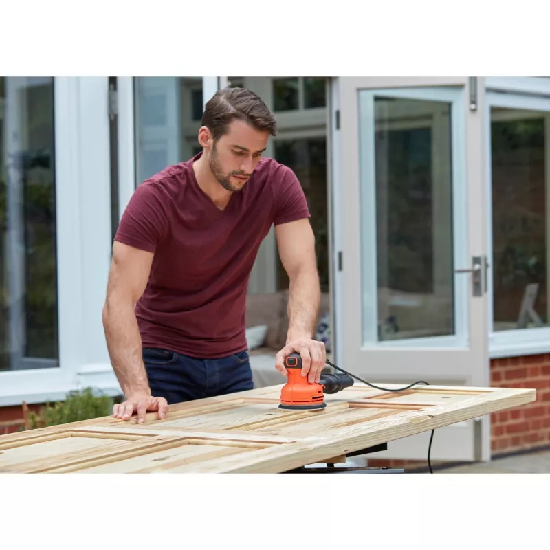 Black & Decker BEW210 schuurmachine 14000 t/min zwart, oranje