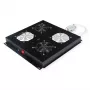 19 inch afvoerunit ROLINE 26.21.0245, zwart, 1HE rack-inbouw