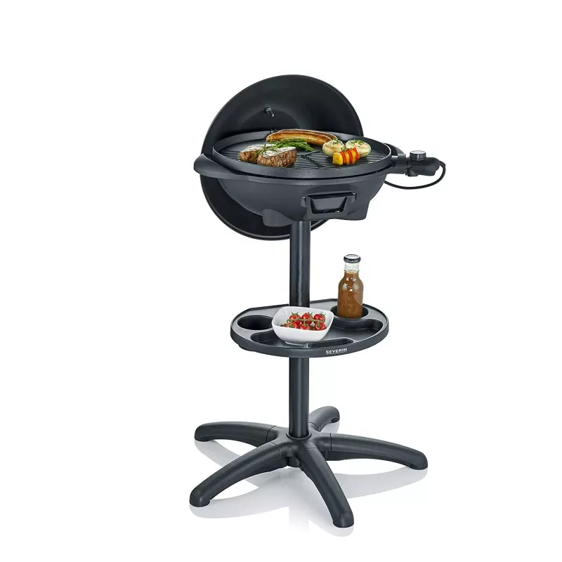 Elektrische outdoor tafelgrill kookstation zwart 2000 W SEVERIN PG 8541