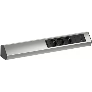 Stekkerdoos Bachmann CASIA 2 met 3x CEE7/3-stopcontacten en 1x USB A/C 22W
