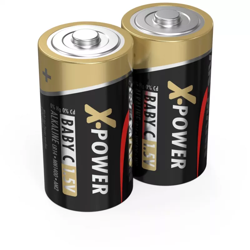 ANSMANN alkaline X-Power batterij, (C), 2-pack (5015623), 7500 mAh