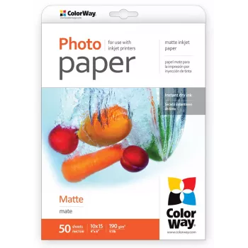 190 g/m² | 10x15 | mat fotopapier