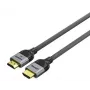 Unitek C11093RGY01-1.5M 8K LUX HDMI 2.1-kabel, 1,5 m, 48 Gbit/s, 8K@60Hz, gevlochten, verguld, zwart-grijs