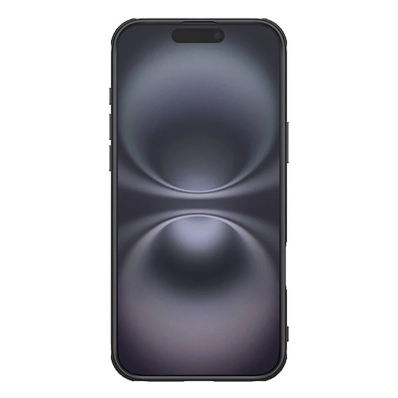 Beschermhoes Nillkin voor iPhone 16 Plus Super Frosted Pro — zwart, slanke hardcase