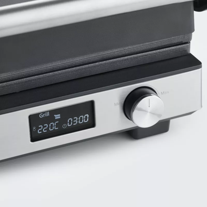 Contactgrill Severin KG 2380 zwart zilver 2000W roestvrij staal