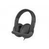 Bedrade binaurale headset NATEC Rhea met beugelmicrofoon, 3,5-mm-aansluitingen, 2,2 m kabel, 32 Ω impedantie
