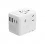 Reisadapter GEMBIRD TPA-2A3C70-01-W – stekkertype I, 3× USB-C (70 W), 2× USB-A (18 W), 100–250 V, wit