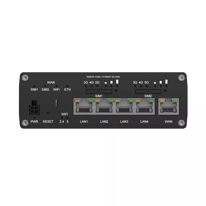 5G-router Teltonika RUTM52, 5x GbE, Dual-SIM, eSIM, Wi-Fi 5