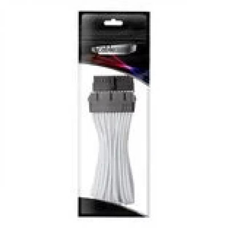 CableMod Pro ModMesh 24-pins ATX-verlengkabel, 30 cm - wit