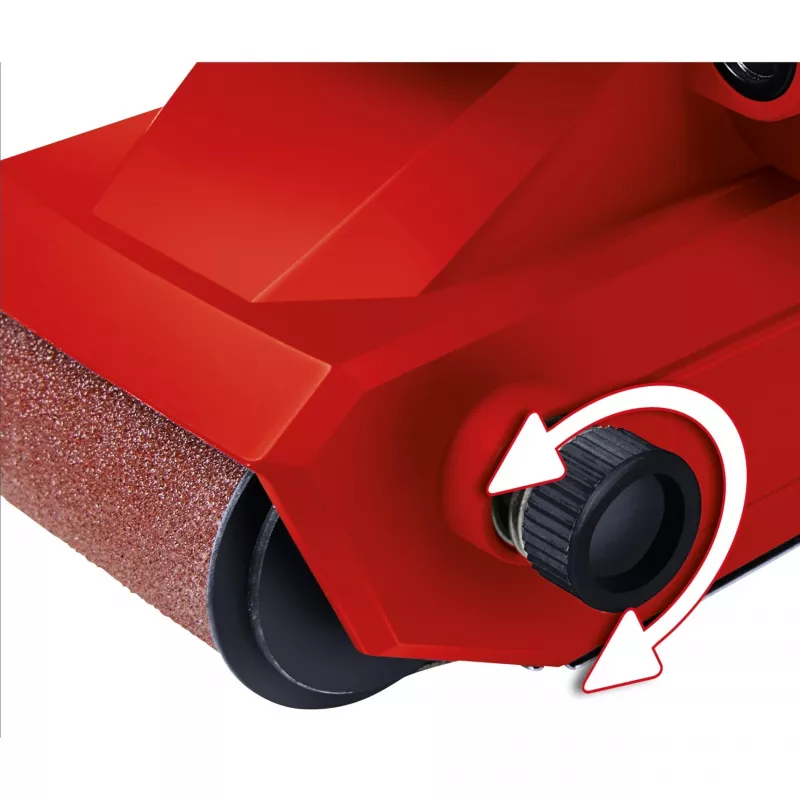 Bandschuurmachine TC-BS 8038 (rood/zwart, 800 watt)
