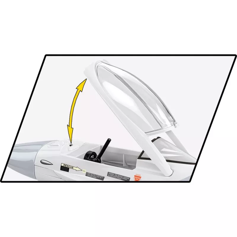Bouwstenen COBI F-16AM Fighting Falcon 500 onderdelen