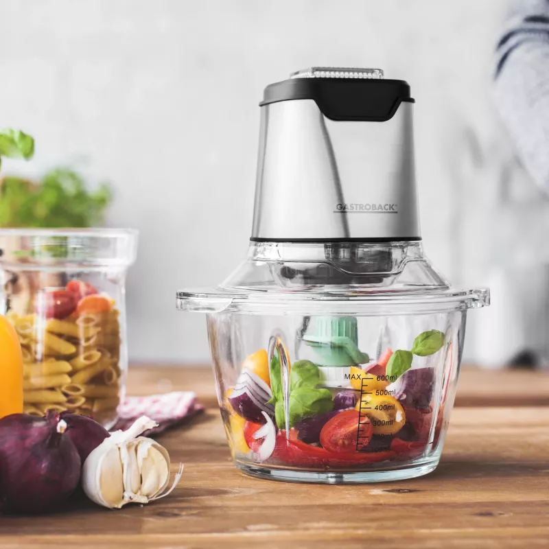 Elektrische hakmolen Gastroback Design Mini Chopper Plus
