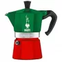Moka pot Bialetti 0005322 handmatige koffiemachine 0,13 L groen rood