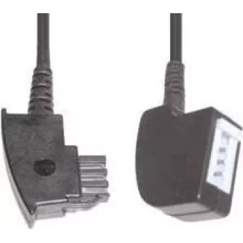 Telefoonkabel e+p T 24 6 m zwart