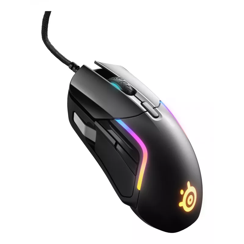 SteelSeries Rival 5 gamingmuis, zwart, 18000 DPI, USB