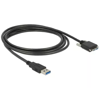 USB-kabel DeLOCK 83599 USB 3.2 Gen 1 3 m USB A Micro-USB B zwart