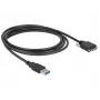 USB-kabel DeLOCK 83599 USB 3.2 Gen 1 3 m USB A Micro-USB B zwart