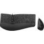 Perixx PERIDUO-505B, DE, toetsenbord- en muisset, USB-kabel, ergonomisch, zwart (PERIDUO-505B)
