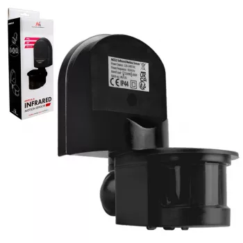 Bewegings- en schemersensor MACLEAN MCE25 B — bewegingsmelder met lichtsensor, wand-/plafondmontage
