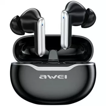 Awei koptelefoon Bluetooth 5.3 T50 TWS oplaadcase /zwart