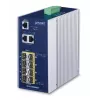Managed netwerkswitch PLANET IGS-10080MFT — 2 x Gigabit RJ-45, 8 x SFP, 12–48V DC, managed, IP30