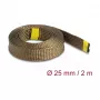 Kabelmantel DeLOCK 20889 bruin basaltvezel 2,5 cm