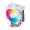 CPU-koeler Jonsbo CR-1400E 92mm ARGB wit — 92mm ventilator, ARGB-verlichting, witte afwerking