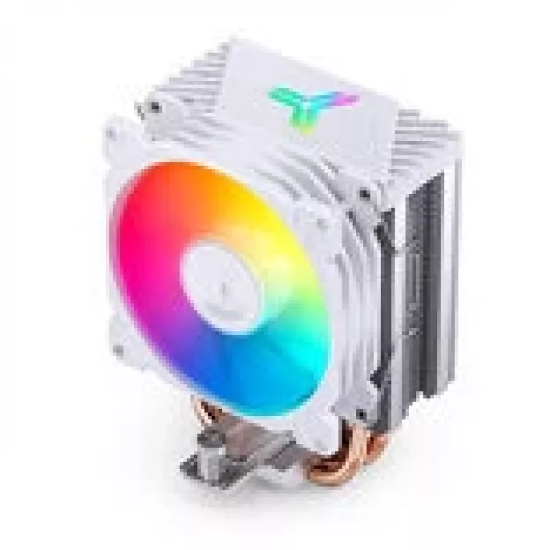 CPU-koeler Jonsbo CR-1400E 92mm ARGB wit — 92mm ventilator, ARGB-verlichting, witte afwerking