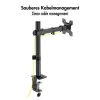 Monitorarm 17-32 inch, max. 10 kg, staal