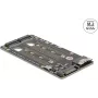 DELOCK SFF-8654 8i naar 2x M.2 Key M NVMe SSD converter, model 64295