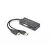 HDMI 3in1-adapter Digitus AK-330403-002-S