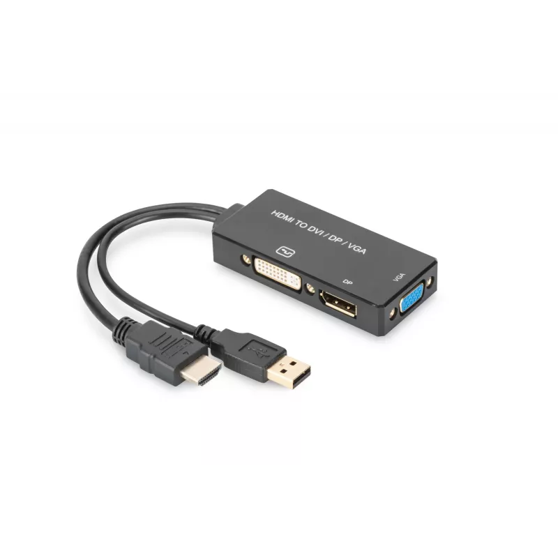 HDMI 3in1-adapter Digitus AK-330403-002-S