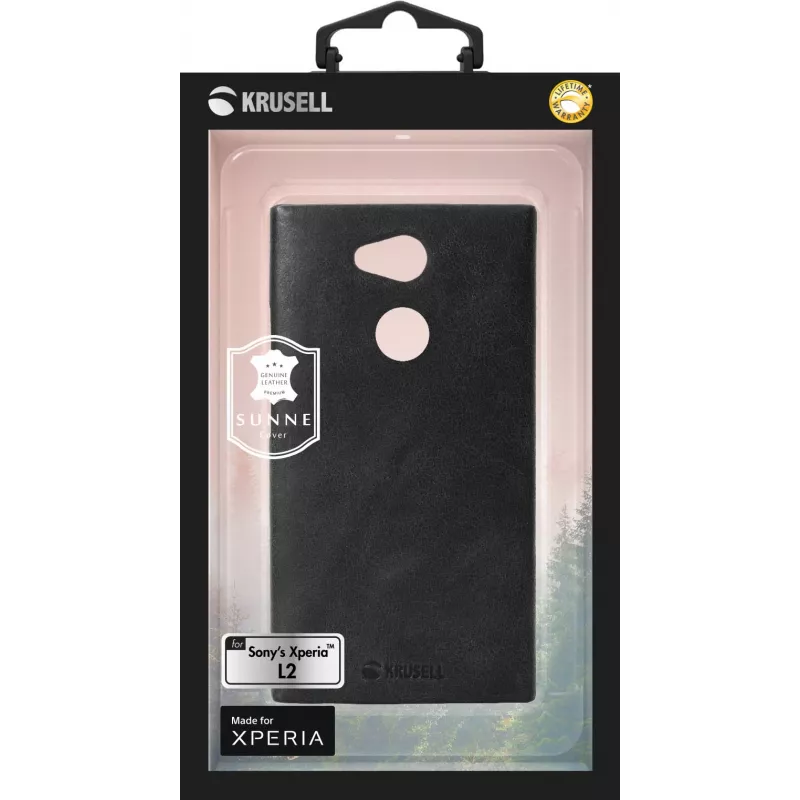 Hoesje Krusell SUNNE Sony Xperia L2 14 cm (5,5 inch) zwart