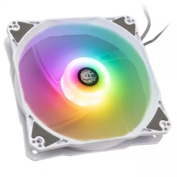 120mm PWM behuizingsventilator-pack BitsPower Notos RGB — wit, 5-pack (BPTA-FX1812NTWH-5)