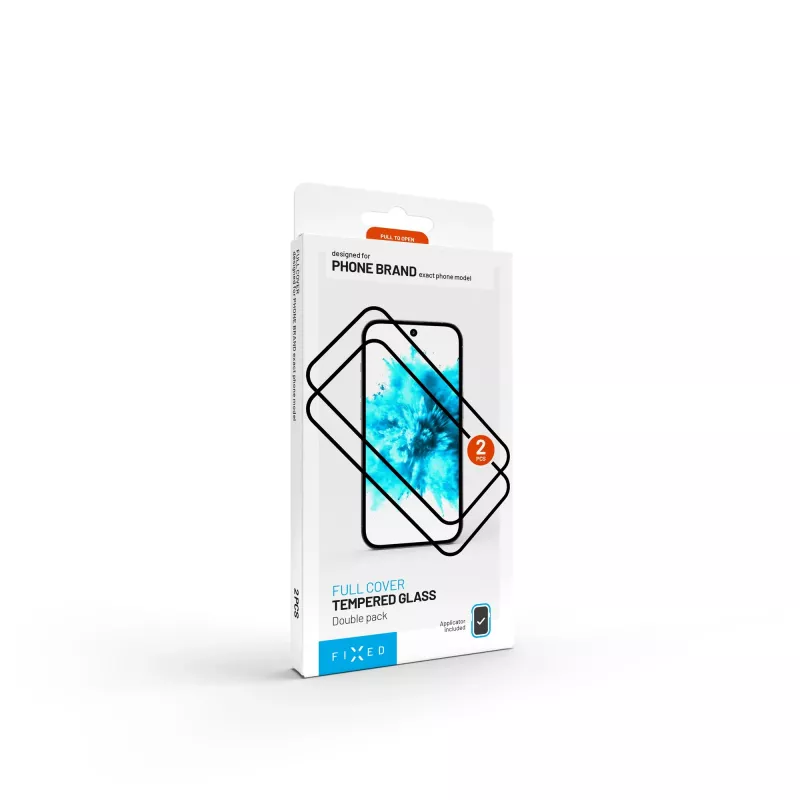 Tempered Glass Screen Protector FIXED Full Cover 2.5D voor Samsung Galaxy S26 Ultra, 2 stuks, zwart