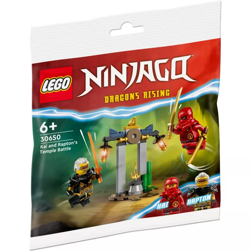 30650 Ninjago Kais en Raptons duel in de tempel, bouwset polybag