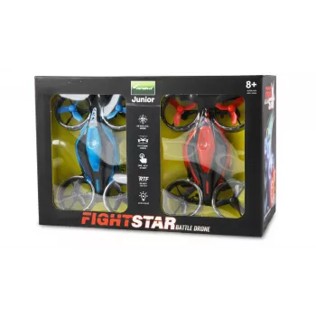 Amewi FightStar Battle bundel drone rood & blauw — model 25344, voor binnen-/buitengebruik, geschikt voor kinderen vanaf 8 jaar