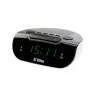 Radiowekker met LED-alarm, Eltra, 127x53x98 mm, grijs/wit