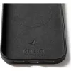 Mujjo Full Leather Case hoes voor iPhone 17 Pro Max zwart